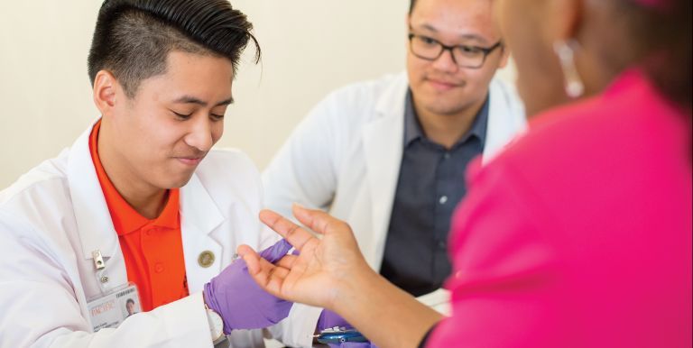 PharmD student at clinic