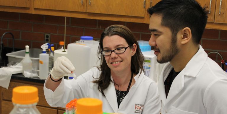 Melanie Felmlee and research assistant Michael Ng