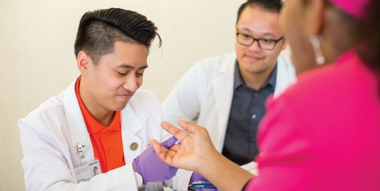 PharmD student at clinic