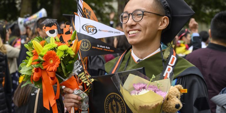 PharmD graduate at Commencement