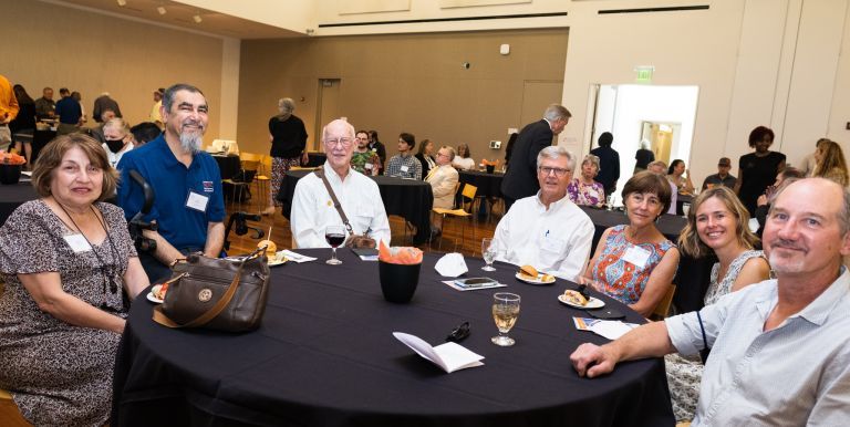 photo of attendees at the faculty retirement ceremony