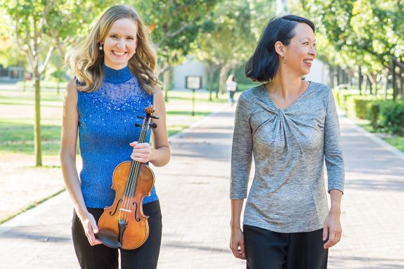 Violinist Ann Miller and Pianist Sonia Leong