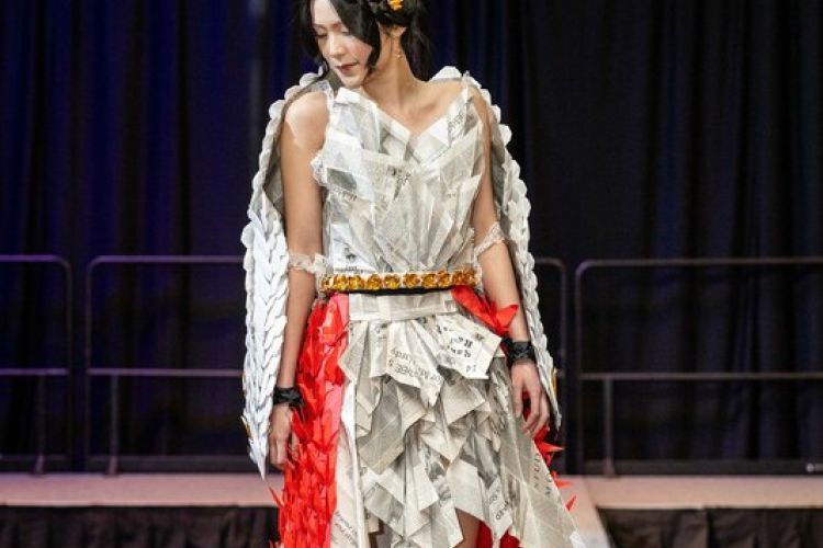 University of the Pacific students show off sustainable clothing at the annual Green Fashion Show.