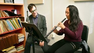 Oboe lesson