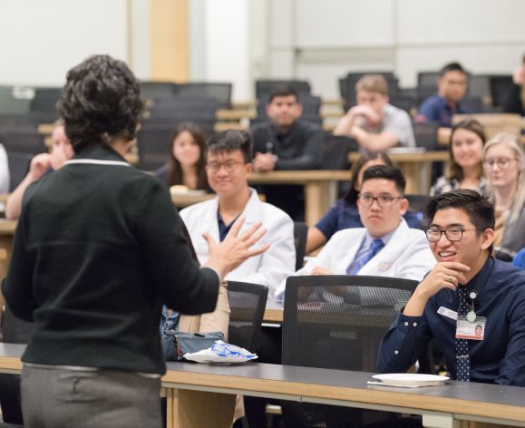 Pharmacy guest speaker Susan Eggman