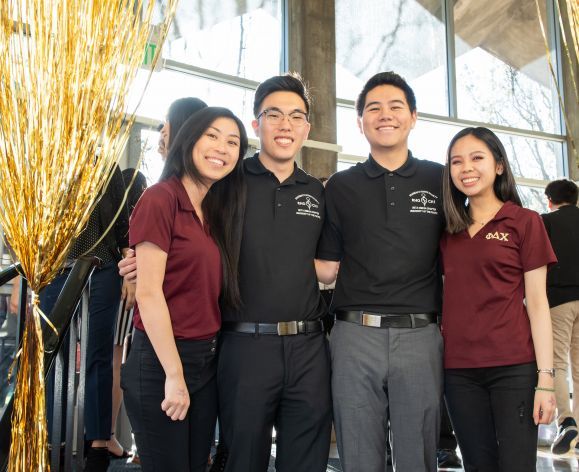 Four members of PharmD student committees 