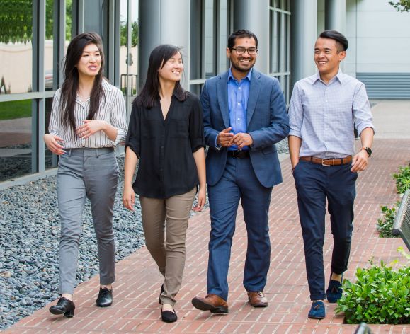 Professor Sachin Shah with group of students